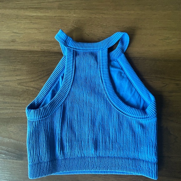 Aerie Superchill Seamless High Neck Bra Top/Tank Size Large - Picture 3 of 8